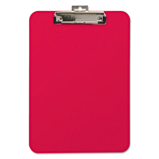 Mobile OPS® Unbreakable Recycled Clipboard, 1/4" Capacity, 8 1/2 x 11, Red (BAU61622)