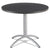 Iceberg CaféWorks Table, 36 dia x 30h, Graphite Granite/Silver (ICE65628)