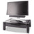 Kantek Wide Two-Level Stand with Drawer, Height-Adjustable, 20 x 13 1/4, Black (KTKMS520)