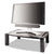 Kantek Wide Two-Level Stand, Height-Adjustable, 20 x 13 1/4, Black (KTKMS500)