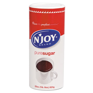N'Joy Pure Sugar Cane, 22 oz Canisters, 8/Carton (NJO827820) (NJO827820)