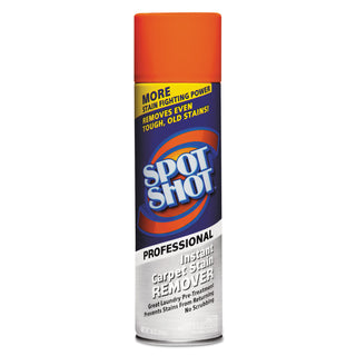 WD-40® Spot Shot Professional Instant Carpet Stain Remover, 18oz Spray Can, 12/Carton (WDC009989)