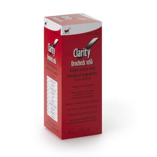 Clarity® Urinalysis Reagent Bilirubin, Blood, Glucose, Ketone, Leukocytes, Nitrite, pH, Protein, Specific Gravity, Urobilinogen For Visual Read (960950_BX)