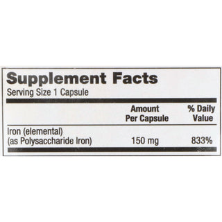 Geri-Care® Mineral Supplement Iron 150 mg Strength Capsule 100 per Bottle (689194_BT)