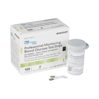 McKesson TRUE METRIX® PRO Blood Glucose Test Strips 100 Strips per Pack (960297_BX)