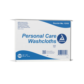 Dynarex® Washcloth 10 X 13 Inch White Disposable (837502_EA)