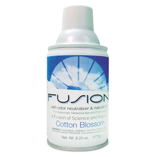 Fresh Products Fusion Metered Aerosols, Cotton Blossom, 6.25 oz Aerosol, 12/Carton (FRSMA12BL)