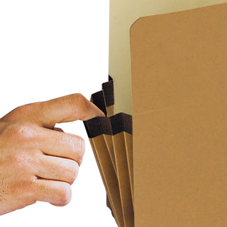 Smead™ Redrope Drop-Front End Tab File Pockets, 3.5" Expansion, Legal Size, Redrope, 10/Box (SMD74624)
