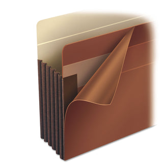Smead™ Heavy-Duty Redrope End Tab TUFF Pockets, 3.5" Expansion, Letter Size, Redrope, 10/Box (SMD73780)
