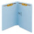 Smead™ Heavyweight Colored End Tab Folders with Two Fasteners, Straight Tab, Letter Size, Blue, 50/Box (SMD25040)