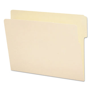 Smead™ Heavyweight Manila End Tab Folders, 9" Front, 1/3-Cut Tabs, Top Position, Letter Size, 100/Box (SMD24135)