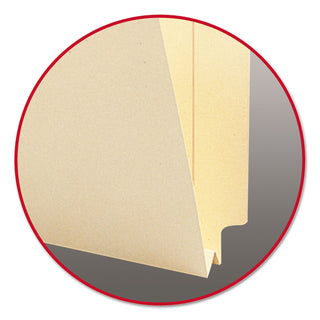 Smead™ Heavyweight Manila End Tab Expansion Folders, Straight Tab, Letter Size, 50/Box (SMD24275)