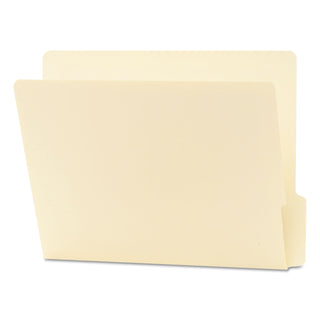 Smead™ Heavyweight Manila End Tab Folders, 9" Front, 1/3-Cut Tabs, Bottom Position, Letter Size, 100/Box (SMD24137)