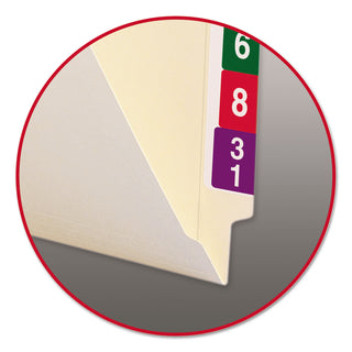 Smead™ Heavyweight Manila End Tab Folders, 9" Front, Straight Tab, Letter Size, 100/Box (SMD24109)