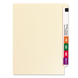 Smead™ Heavyweight Manila End Tab Expansion Folders, Straight Tab, Letter Size, 50/Box (SMD24275)