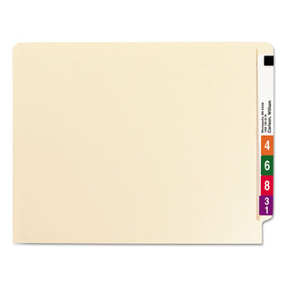 Smead™ Fastener Folder w/ Divider, 1 Divider, Letter Size, Manila, 50/Box (SMD34220)