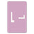 Smead™ AlphaZ Color-Coded Second Letter Alphabetical Labels, L, 1 x 1.63, Lavender, 10/Sheet, 10 Sheets/Pack (SMD67182)