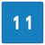 Smead™ Numerical End Tab File Folder Labels, 1, 1.5 x 1.5, Light Blue, 250/Roll (SMD67421)