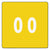 Smead™ Numerical End Tab File Folder Labels, 0, 1.5 x 1.5, Yellow, 250/Roll (SMD67420)
