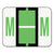 Smead™ A-Z Color-Coded End Tab Filing Labels, M, 1 x 1.25, White, 500/Roll (SMD67083)