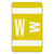 Smead™ AlphaZ Color-Coded Second Letter Alphabetical Labels, W, 1 x 1.63, Yellow, 10/Sheet, 10 Sheets/Pack (SMD67193)