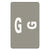 Smead™ AlphaZ Color-Coded Second Letter Alphabetical Labels, G, 1 x 1.63, Gray, 10/Sheet, 10 Sheets/Pack (SMD67177)