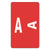 Smead™ AlphaZ Color-Coded Second Letter Alphabetical Labels, A, 1 x 1.63, Red, 10/Sheet, 10 Sheets/Pack (SMD67171)