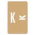 Smead™ AlphaZ Color-Coded Second Letter Alphabetical Labels, K, 1 x 1.63, Light Brown, 10/Sheet, 10 Sheets/Pack (SMD67181)