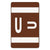 Smead™ AlphaZ Color-Coded Second Letter Alphabetical Labels, U, 1 x 1.63, Dark Brown, 10/Sheet, 10 Sheets/Pack (SMD67191)