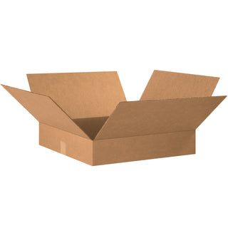20 x 20 x 4" Flat Corrugated Boxes, Bundle Of 10 (20204)