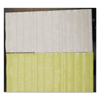 International Tray Pads Meat Tray Pads, 6w x 4 1/2d, White/Yellow, 1000/Carton (341108NC)