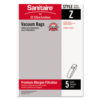 Sanitaire® Style Z Vacuum Bags, 5/Pack (EUK63881A10)