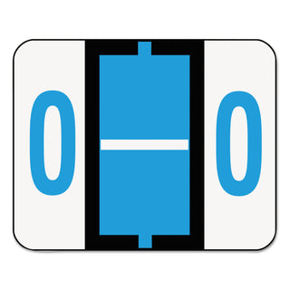 Smead™ A-Z Color-Coded End Tab Filing Labels, O, 1 x 1.25, White, 500/Roll (SMD67085)