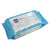 Sani Professional® Nice 'n Clean Baby Wipes, Unscented 7.9" x 6.6", White, 80/Pack 12 Packs/CT (NICA630FW)