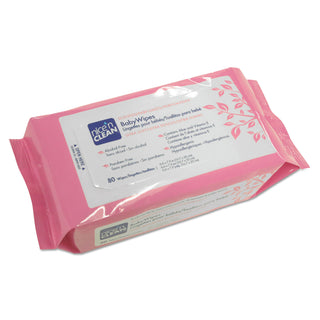 Sani Professional® Nice 'n Clean Baby Wipes, Scented, 7.9" x 6.6", White, 80/Pack 12 Packs/CT (NICA437FW)