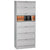 Tennsco Closed Fixed Seven-Shelf Lateral File, 36w x 16.5d x 87h, Light Gray (TNNFS371LLGY)