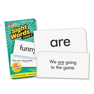 TREND® Skill Drill Flash Cards, 3 x 6, Sight Words Set 1 (TEPT53017)