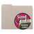 Smead™ Interior File Folders, 1/3-Cut Tabs, Letter Size, Gray, 100/Box (SMD10251)