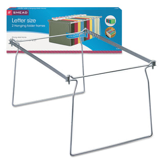 Smead™ Hanging Folder Frame, Letter Size, 23-27" Long, Steel, 2/Pack (SMD64872)