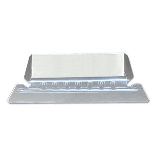 Smead™ Poly Index Tabs and Inserts For Hanging File Folders, 1/5-Cut Tabs, White/Clear, 2.25" Wide, 25/Pack (SMD64600)
