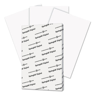 Springhill® Digital Index White Card Stock, 92 Bright, 90lb, 11 x 17, White, 250/Pack (SGH015110)