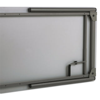 Iceberg Maxx Legroom Rectangular Folding Table, 60w x 18d x 29-1/2h, Gray/Charcoal (ICE65877)