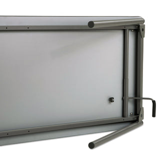 Iceberg Maxx Legroom Rectangular Folding Table, 60w x 18d x 29-1/2h, Gray/Charcoal (ICE65877)