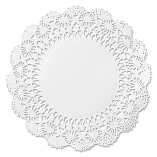 Hoffmaster® Cambridge Lace Doilies, Round, 12", White, 1000/Carton (HFM500239)