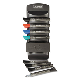 Quartet® Marker Caddy Kit, Broad Chisel Tip, Assorted Colors, 8/Set (QRT558)