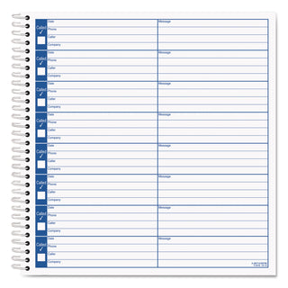 TOPS™ Voice Message Log Books, 8.5 x 8.25, 1/Page, 800 Forms (TOP4416)