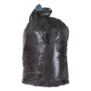 Trinity Plastics Low-Density Can Liners, 45 gal, 1.60 mil, 23" x 46", Black, 100/Carton (TRNML4046X)