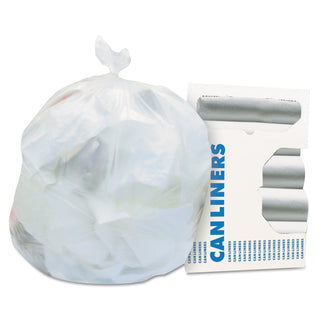 Heritage High-Density Waste Can Liners, 33 gal, 16 microns, 33" x 40", Natural, 250/Carton (HERZ6640VNR01)