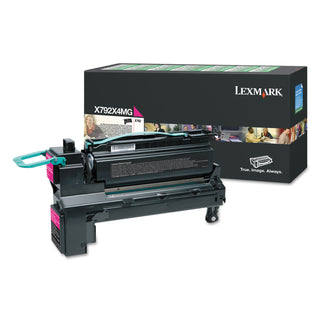 Lexmark™ X792X4MG (X792) Return Program Extra High-Yield Toner, 20000 Page-Yield, Magenta (3043753)