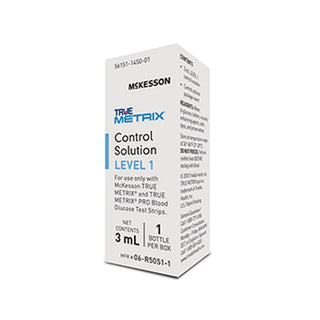 McKesson TRUE METRIX® Blood Glucose Control Solution 3 mL Level 1 (960304_BX)